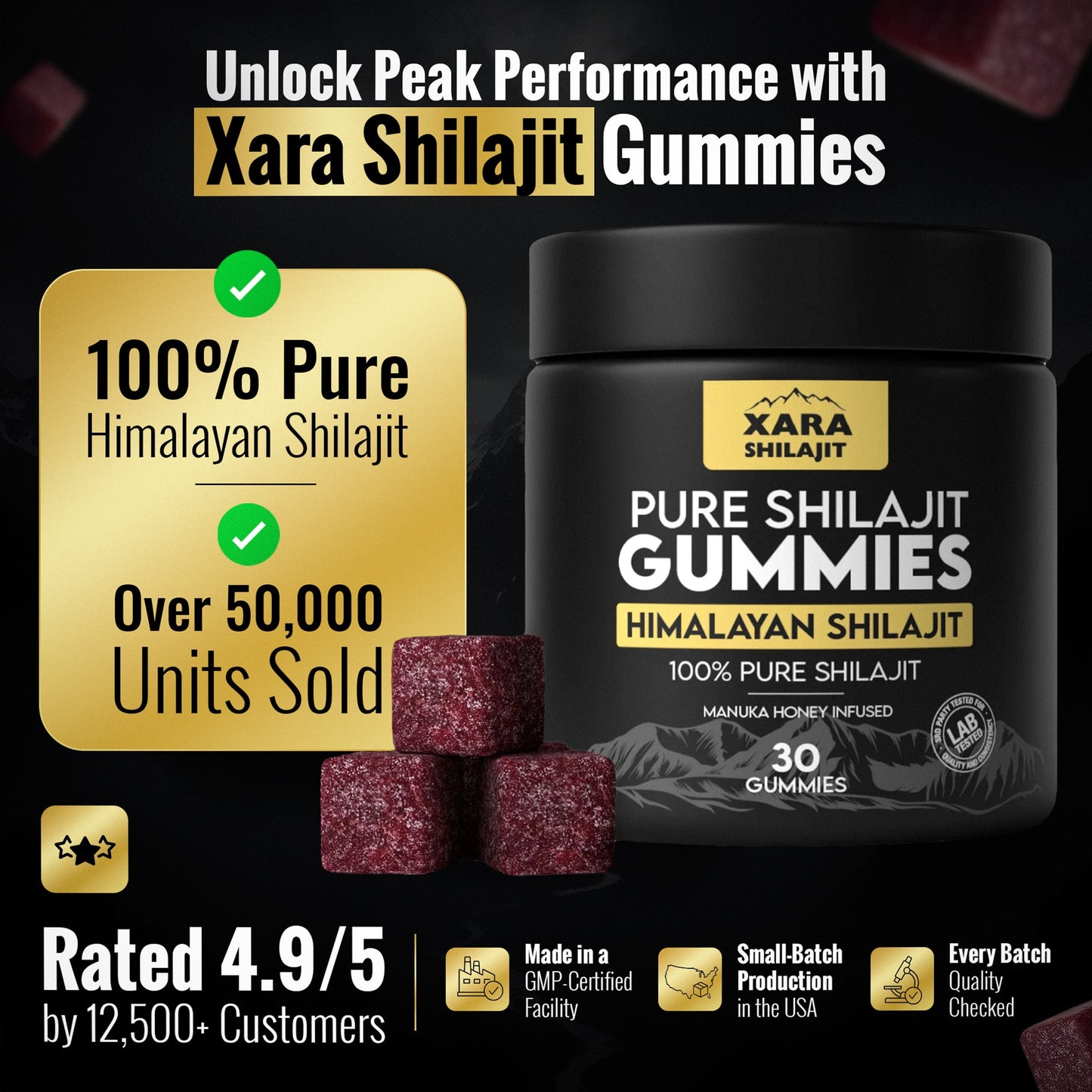 XARASHILAJIT® Pure Shilajit Gummies Kidney support