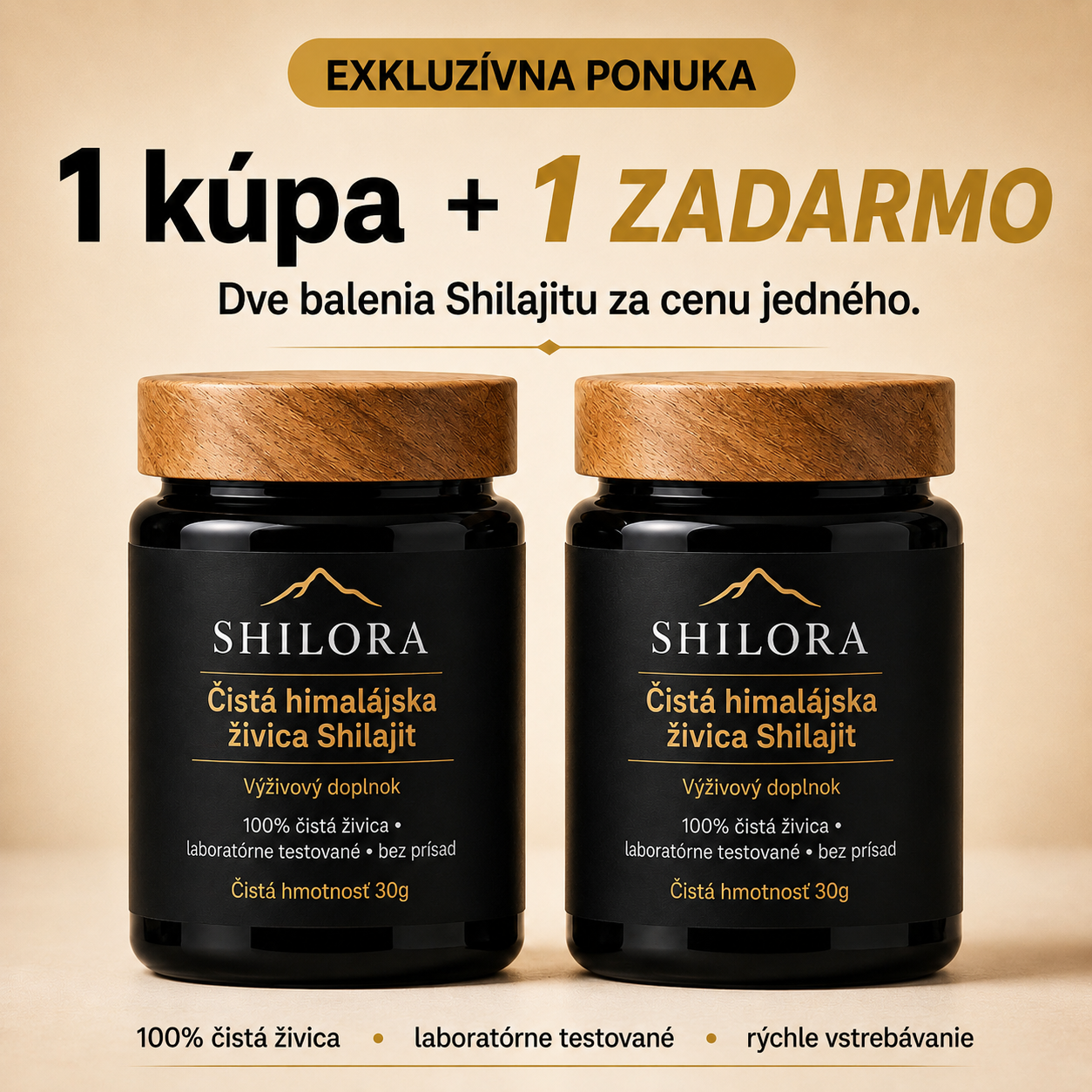SHILORA® Čistá himalájska živica Shilajit