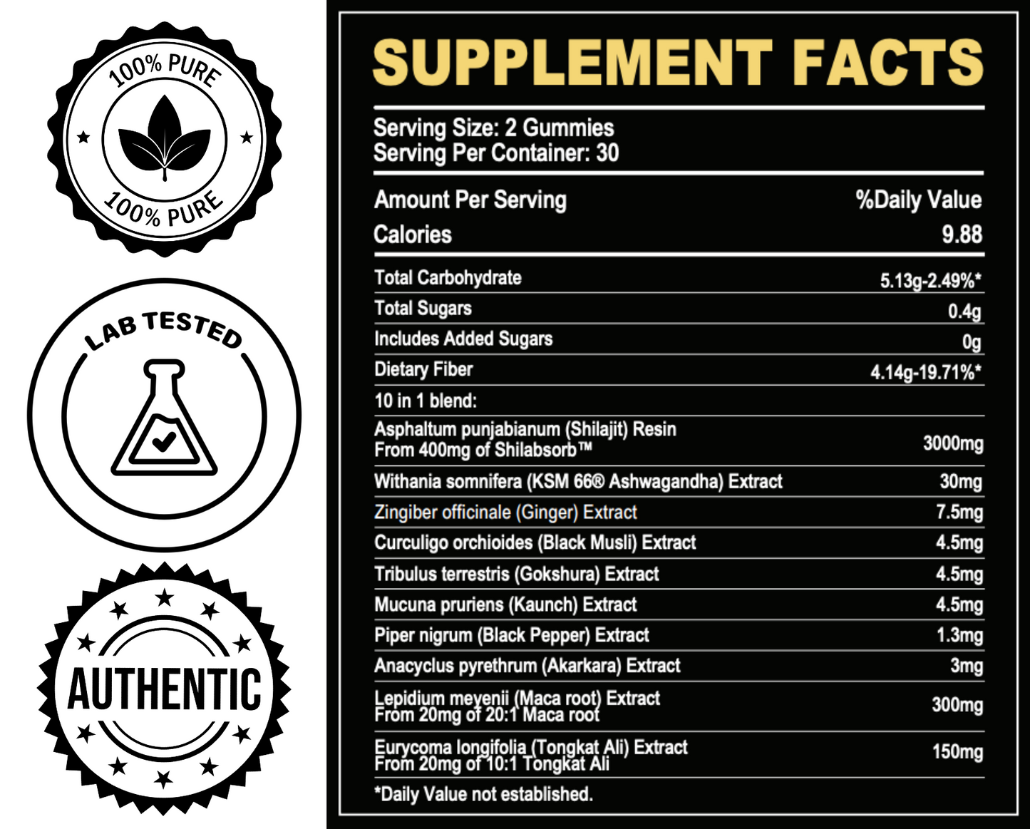 XARA SHILAJIT® 10 in 1 AlphaGummies