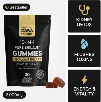XARASHILAJIT® Pure Shilajit Gummies Kidney support